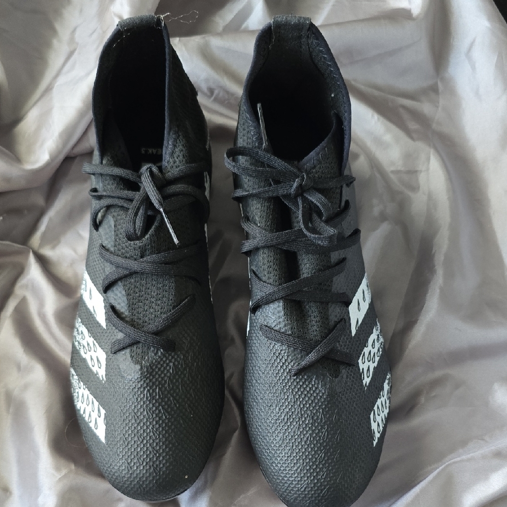 Adidas Black and White Athletic Shoes